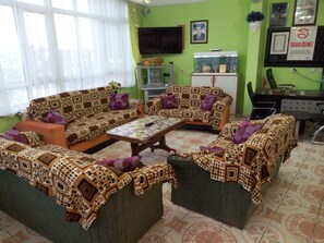 Sala de estar en el lobby