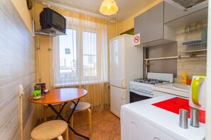 Apartment, 1 Schlafzimmer | Eigene Küche | Kühlschrank, Mikrowelle, Herdplatte, Wasserkocher