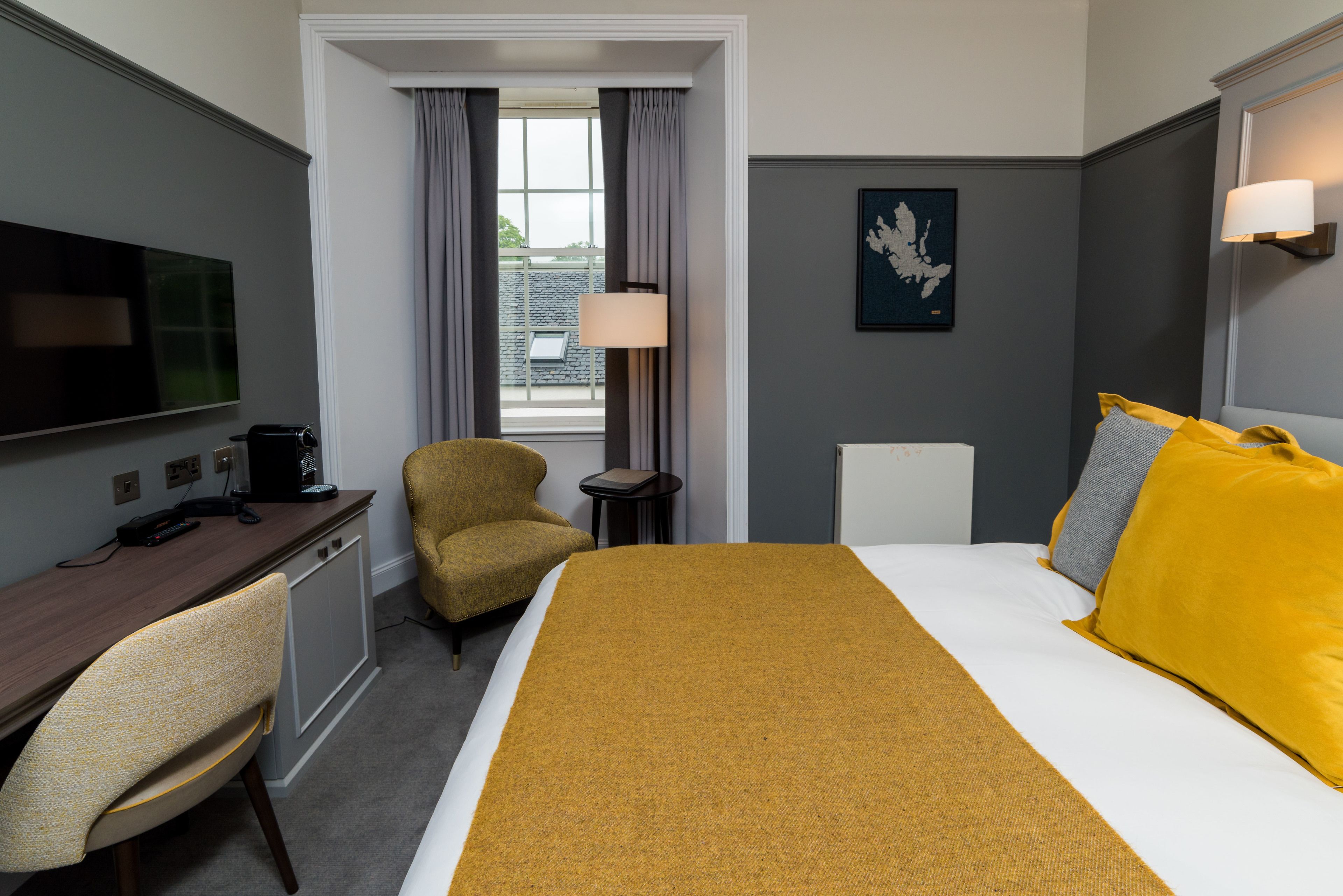 standard double room | egyptian cotton sheets, premium bedding, individually decorated