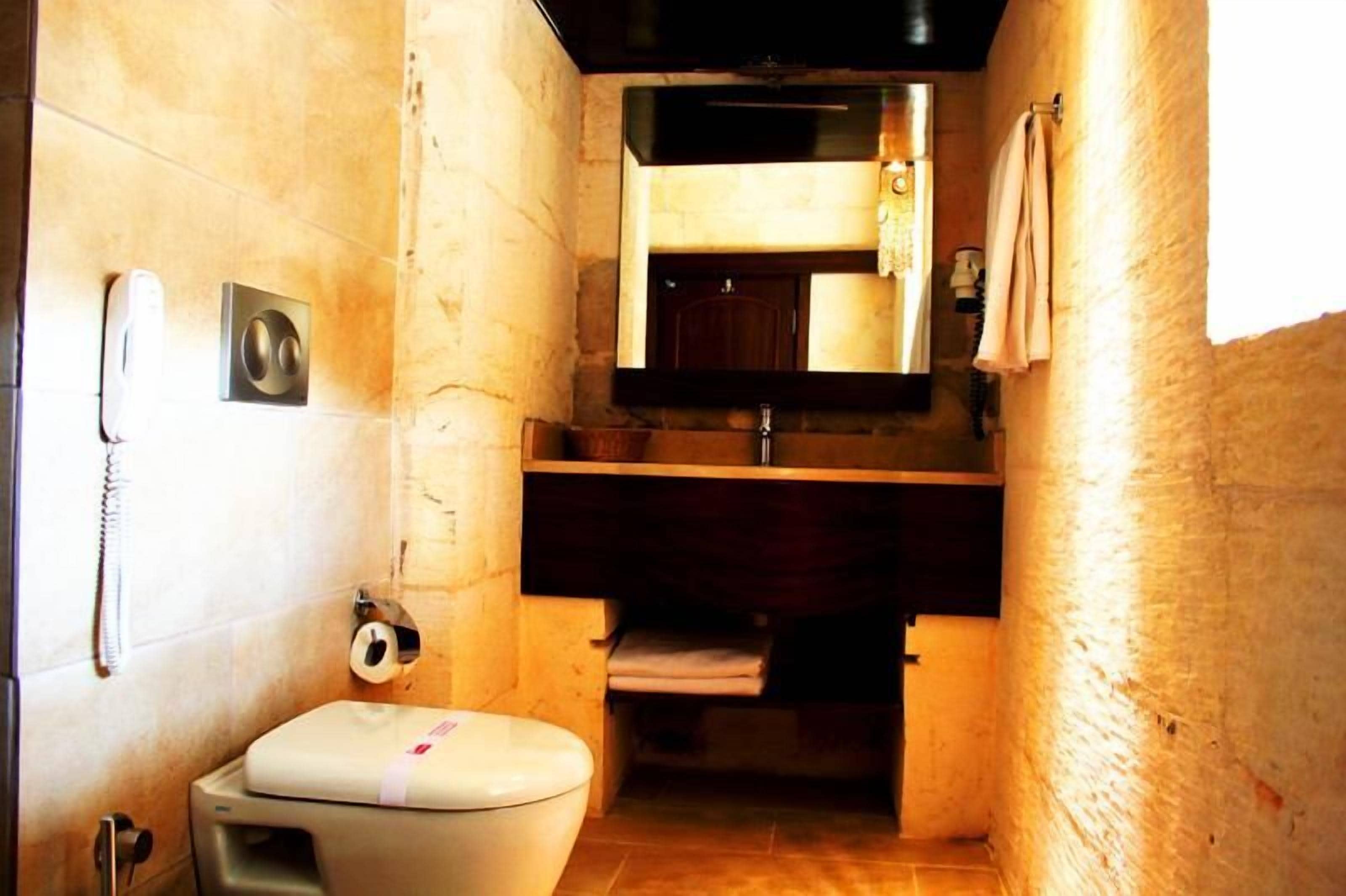 shower, free toiletries, hair dryer, slippers