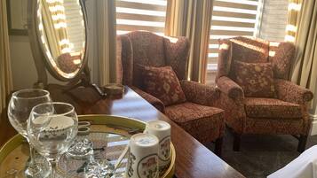 Grand Double or Twin Room | Living area | TV