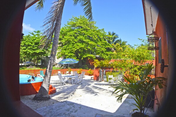 Alberca al aire libre 