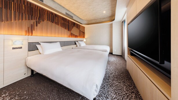 Chambre Deluxe avec lits jumeaux, non-fumeurs (Residential style) | Bureau, rideaux occultants, fer et planche à repasser, Wi-Fi gratuit