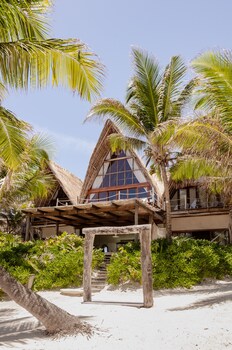 Hotel exterior and entrance at La Valise Tulum, Member of Small Luxury Hotels