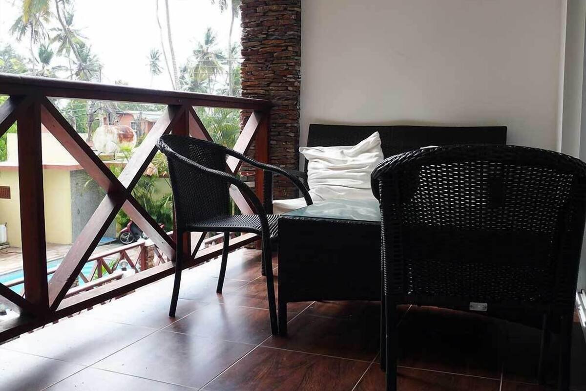 Comfort Apartment, 2 Bedrooms, Pool View | Balcony
