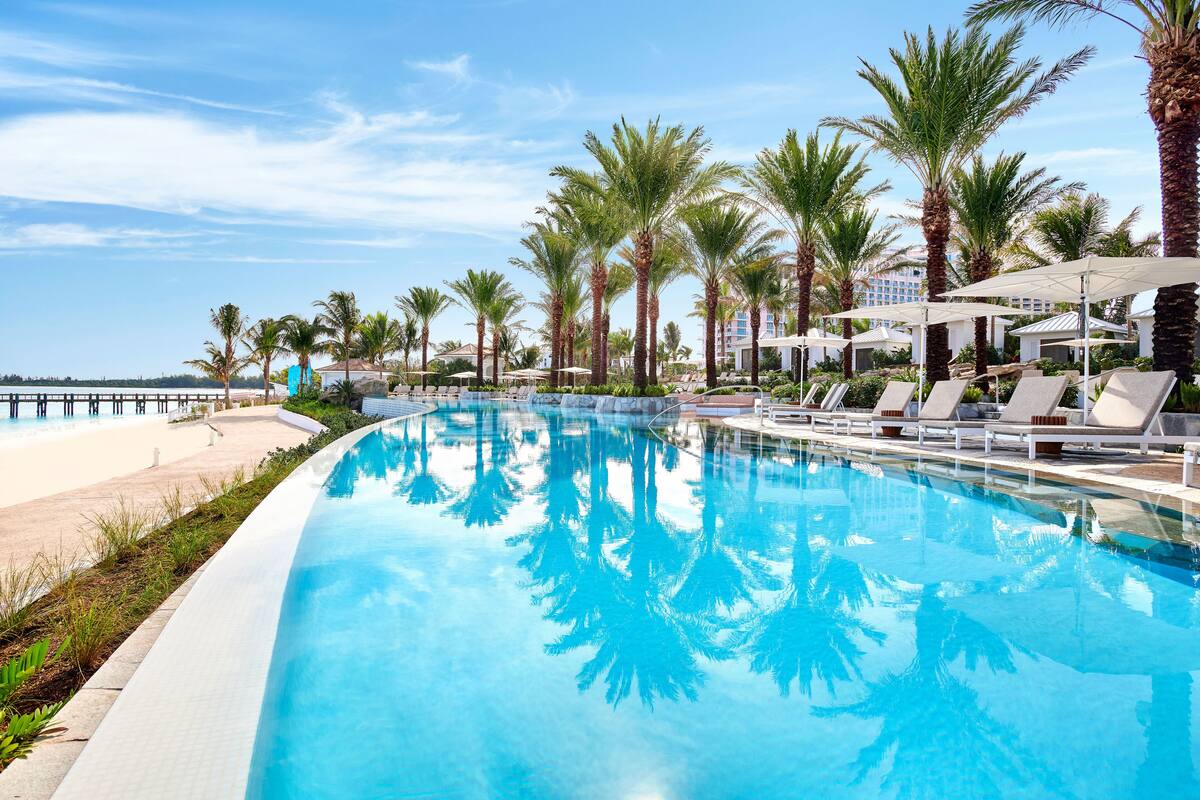 3 outdoor pools, pool cabanas (surcharge), pool umbrellas