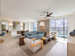 Rum - 1 sovrum - havsutsikt (Residence) | Egyptiska bomullslakan, sängtillbehör av högsta kvalitet och duntäcken