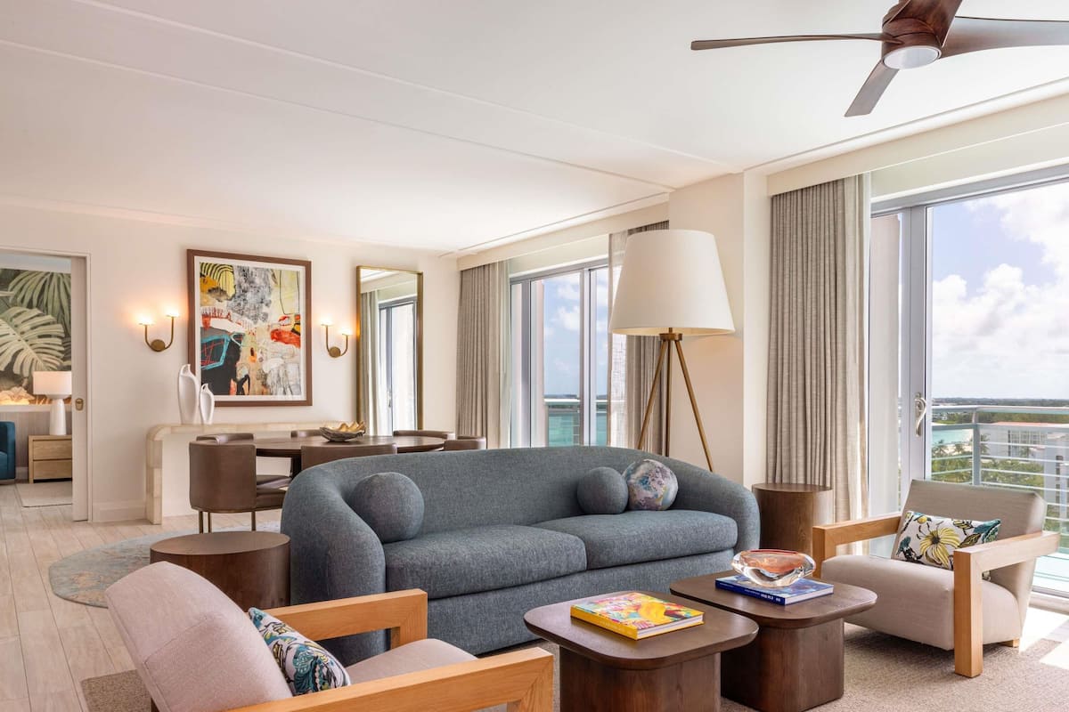 Ocean View Two Bedroom Residence | Egyptian cotton sheets, premium bedding, down comforters, pillowtop beds