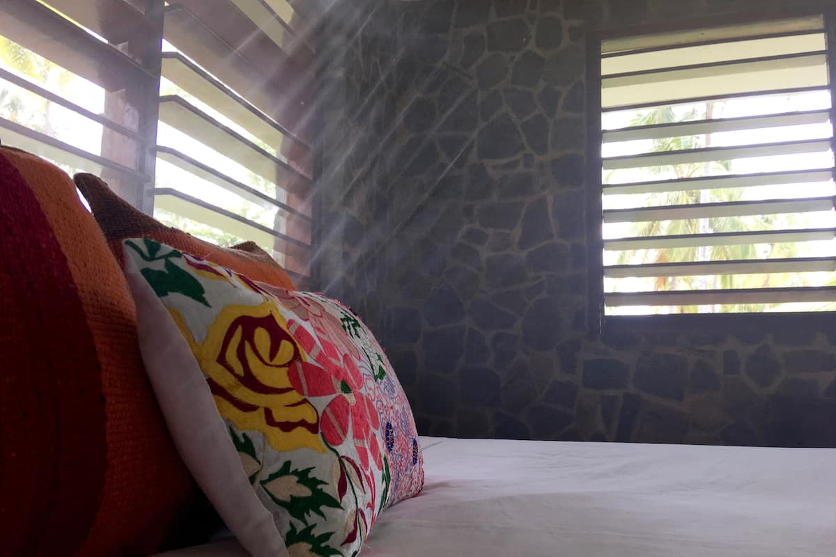Standard Bungalow, 1 King Bed, Beach View | Premium bedding, in-room safe, desk, iron/ironing board