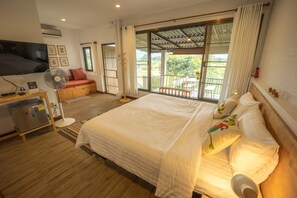 高級單人房 | 獨特設計、獨特裝修、免費 Wi-Fi、床單