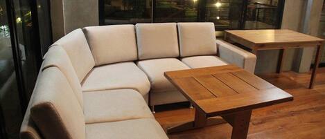 Lobby sitting area