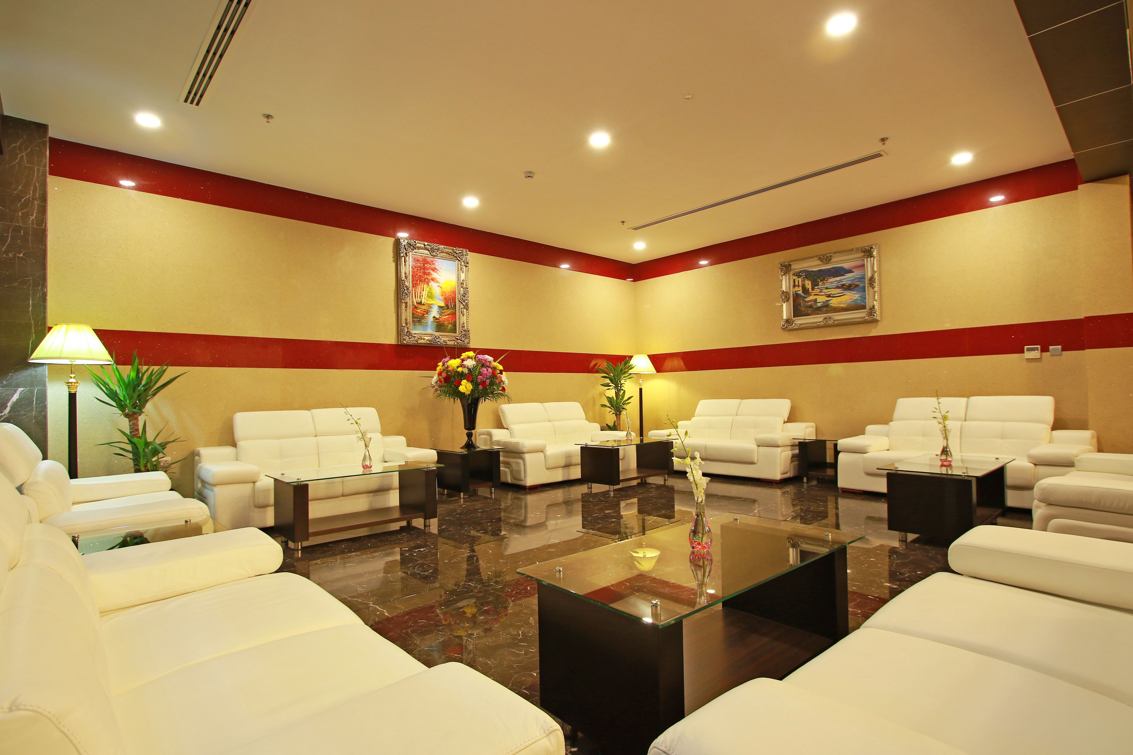 Lobby sitting area