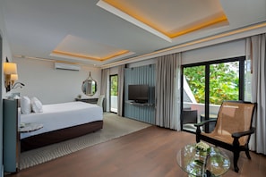 Penthouse | 1 Schlafzimmer, Zimmersafe, Verdunkelungsvorhänge, Bügeleisen/Bügelbrett