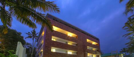 Front of property - evening/night