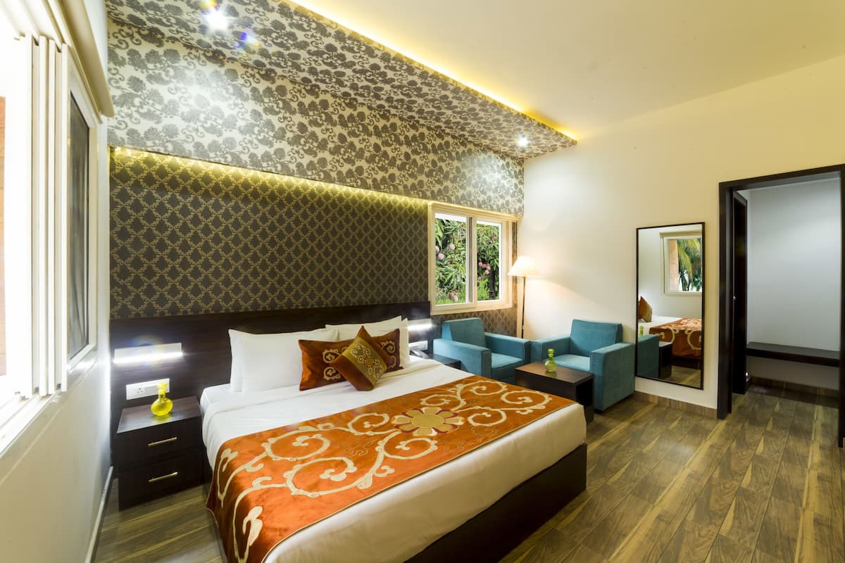 Chambre Deluxe, 1 chambre, accessible aux personnes à mobilité réduite | Literie de qualité, coffre-fort, bureau, système d’insonorisation