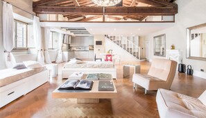 Apartment, 1 Bedroom | Living area