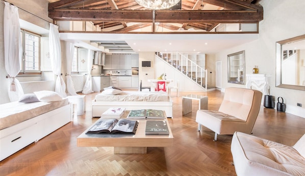 Apartment, 1 Schlafzimmer | Wohnbereich