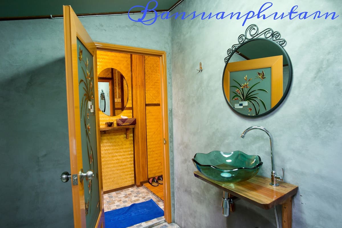 free toiletries, hair dryer, slippers, towels