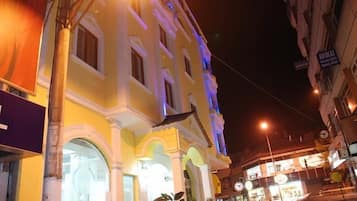 Front of property – evening/night