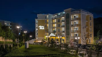 Front of property – evening/night