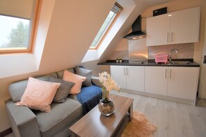 Studio, 1 tweepersoonsbed | Woonruimte