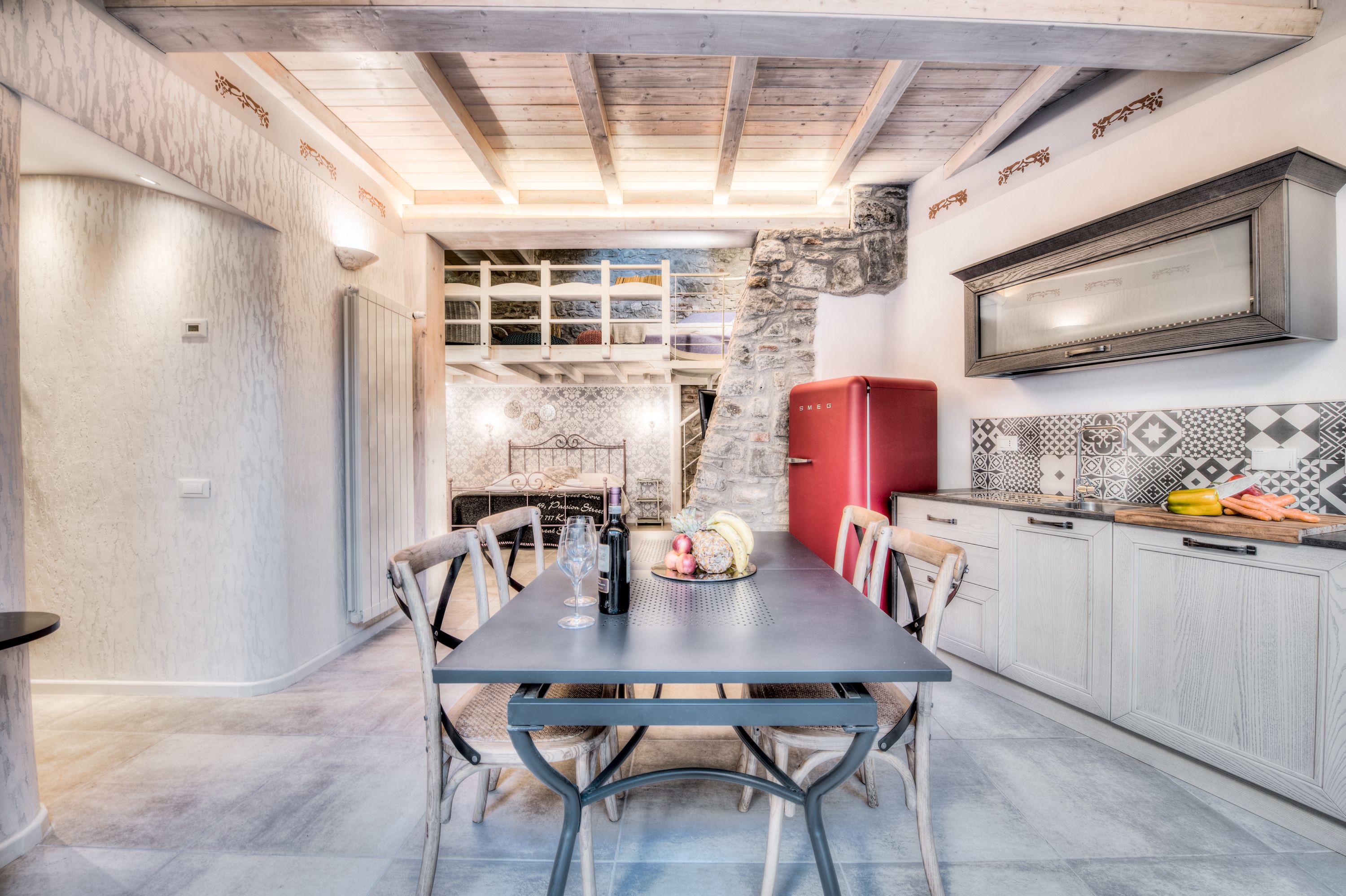 Leilighet, 1 soverom, terrasse | Eget kjøkken | Kjøleskap, kokeplater, kaffetrakter/tekoker og vannkoker