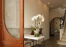 Sala de estar en el lobby