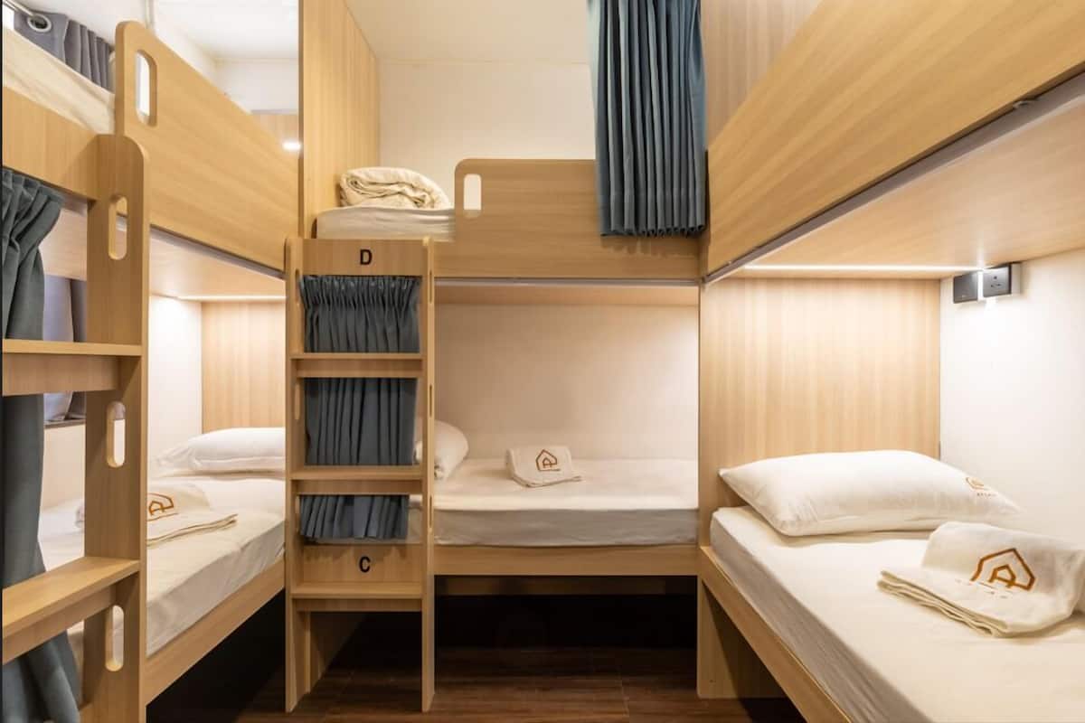 Dortoir Partagé, dortoir mixte (1 bed in 8 Bed)