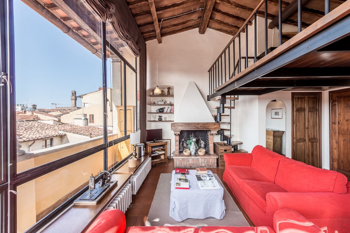 Appartement Design, 1 chambre (Loggia Donati) | Coin séjour