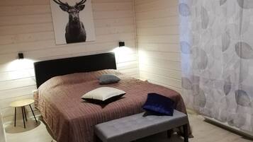 LÀgenhet Comfort | 1 sovrum, sÀngtillbehör av högsta kvalitet och individuell inredning