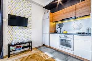 Apartemen, balkon (Pilsudskiego 16) | Fasilitas kamar