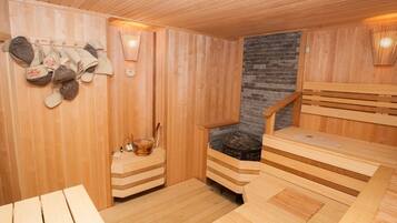 Sauna, Turkish bath, massages