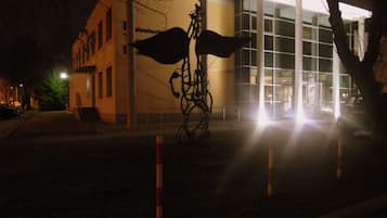 Front of property – evening/night
