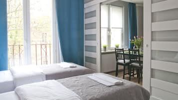 Căn hộ | 1 phòng ngủ, bộ đồ giường cao cấp, bàn ủi/dụng cụ ủi quần áo