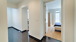Family Suite, 2 Bedrooms, Kitchen, City View | 1 bedroom, premium bedding, iron/ironing board, free WiFi - Rint Centrum Grochowa (Bialystok)
