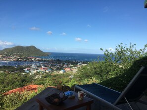 Blick von der Unterkunft