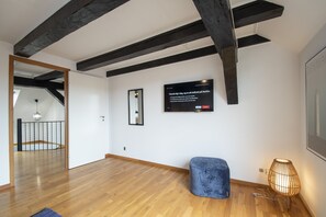 Business Penthouse, 2 Double Beds, City View | 1 bedroom, desk, iron/ironing board, free cots/infant beds - Penthouse (Sønderborg)