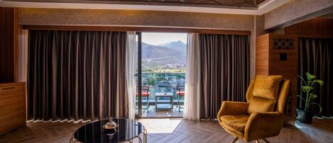 Suite Deluxe, hidromasaje | Vista del balcón