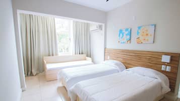 Minibar, desk, blackout curtains, iron/ironing board