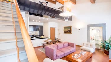 Apartment, 2 Bedrooms | Living area | Flat-screen TV