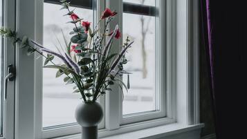 Double Room, 1 Queen Bed | Blackout drapes, iron/ironing board, free WiFi, bed sheets