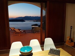 Uitzicht vanuit accommodatie