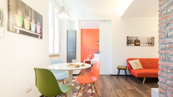 Apartment, 1 Schlafzimmer | 1 Schlafzimmer, Bügeleisen/Bügelbrett, Babybetten, Bettwäsche
