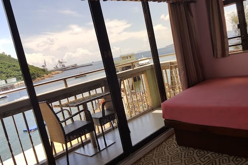 Double Room, Balcony, Sea View (213) | Premium bedding, desk, free WiFi, bed sheets