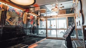 Interior entrance