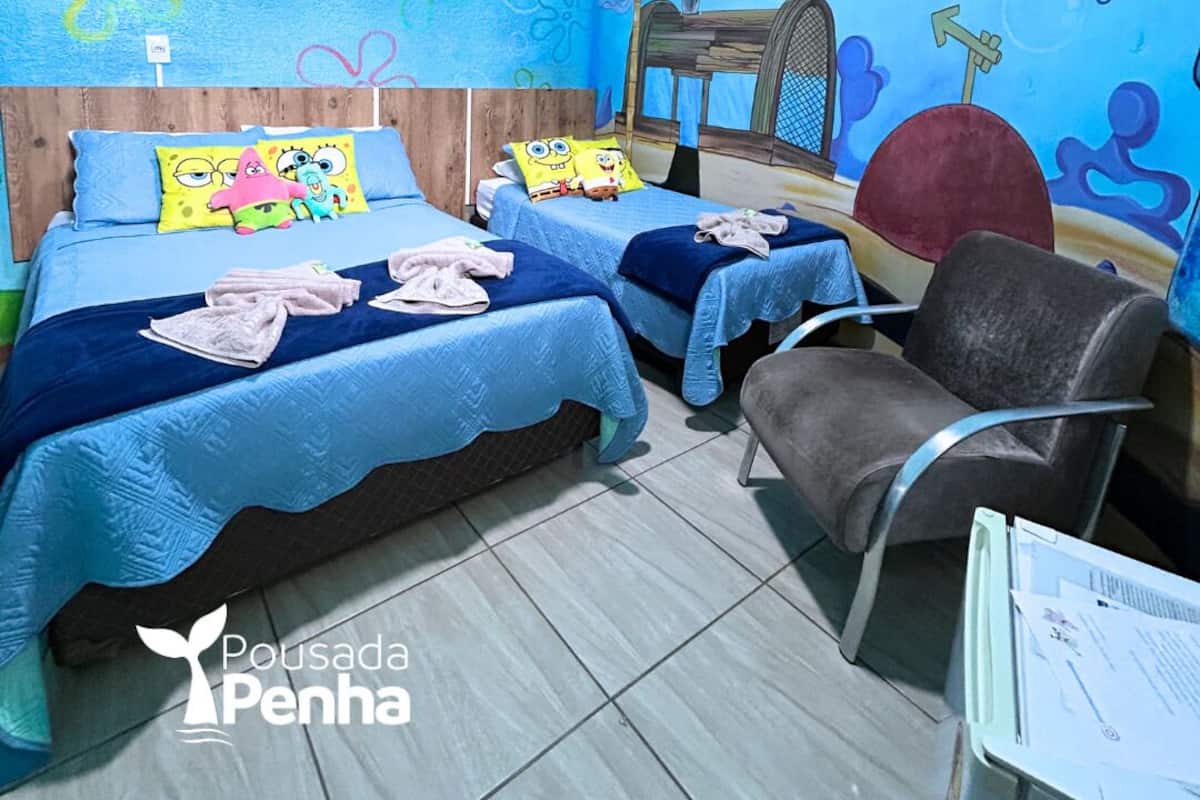 Suite Tripla | Individualmente decorados, cortinas blackout, Wi-Fi de cortesia