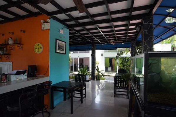Lobby sitting area