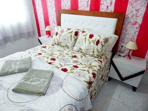อพาร์ทเมนท์สำหรับครอบครัว, 2 ห้องนอน | 2 ห้องนอน, Wi-Fi ฟรี, ผ้าปูที่นอน