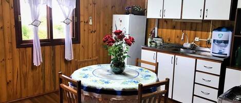 Exclusive House, 2 Bedrooms | Private kitchen | Fridge, microwave, stovetop, cookware/dishes/utensils