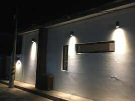 Front of property - evening/night